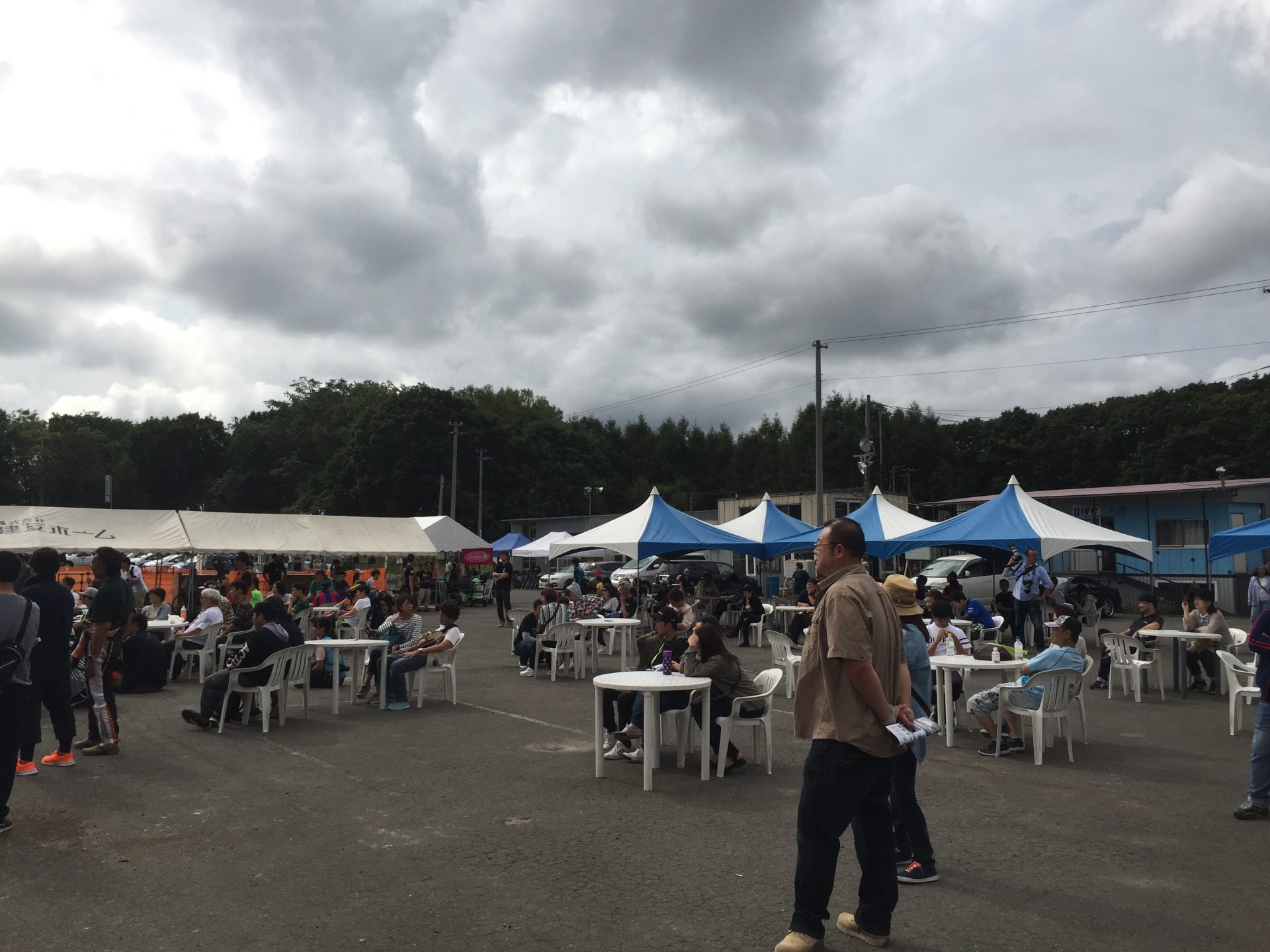 北海道BMFの会場〜曇り!
