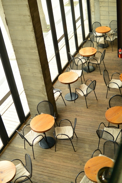 カフェ店内俯瞰